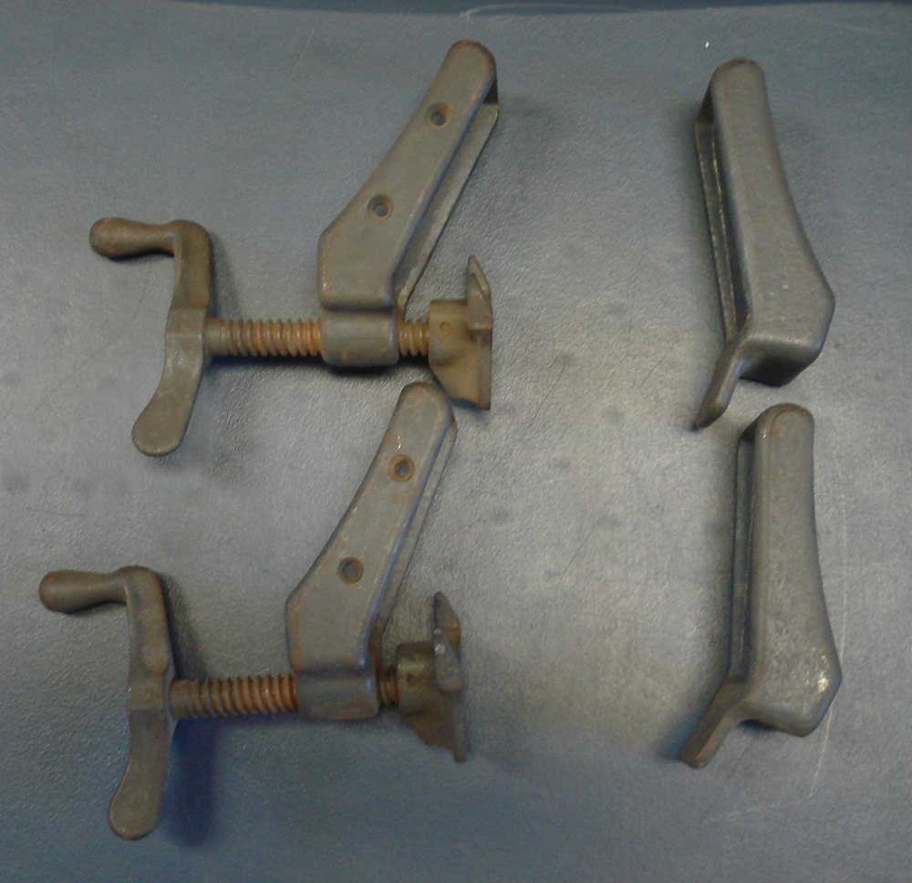 Antique Bar Clamps Made of Wood